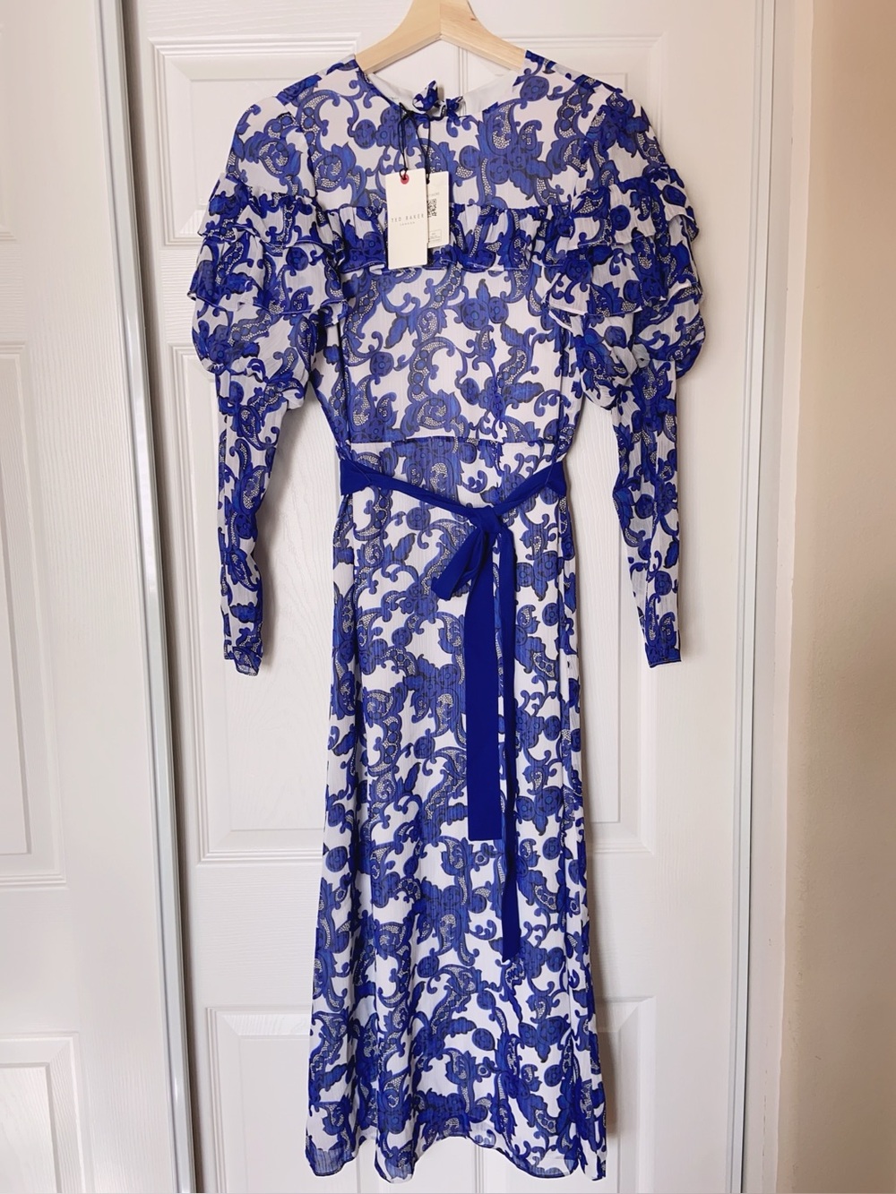 NWT Ted Baker Marquis Jacquard Paisley Midi Dress - Picture 6 of 10